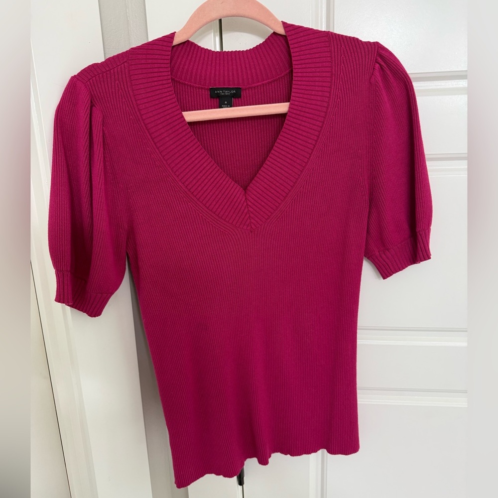 Ann Taylor Women's Berry Cowl Neck Sweater